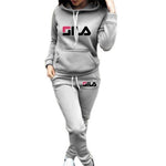 Autumn Winter Women Hoodie Pants Set Printed Tracksuit Pullover Sweatshirt Trousers Sportswear With Pockets Tracksuit Suits